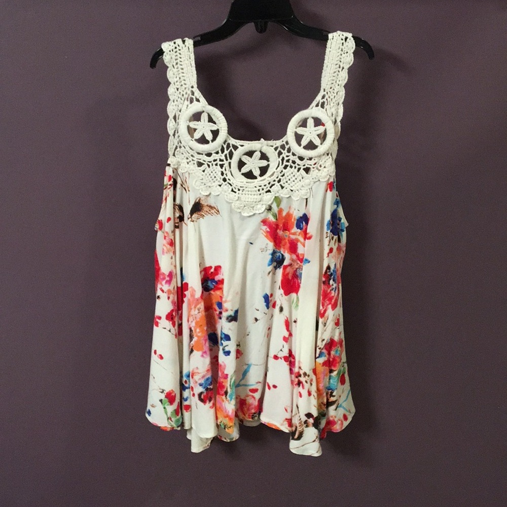 Floral tank top